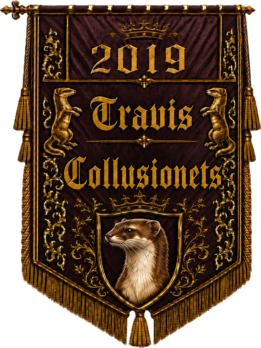 Travis 2019 weasel banner