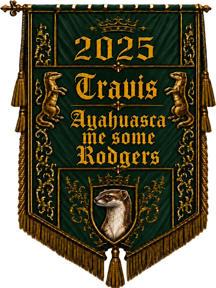 Travis 2025 weasel banner